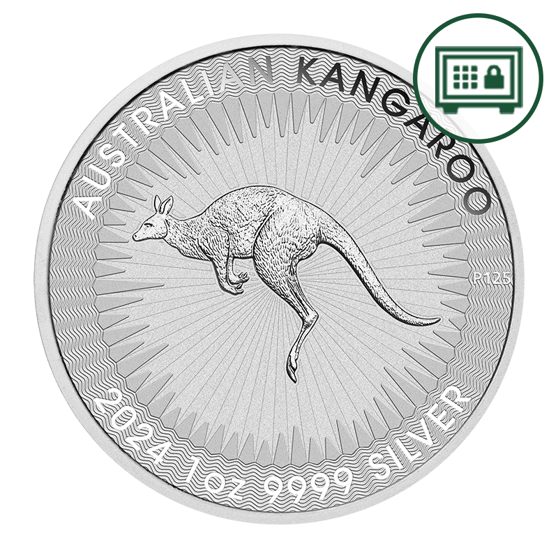 Image pour Pièce d’argent de 1 oz, Australie – Kangourou (2024) - Stockage sécurisé à partir de Métaux précieux TD